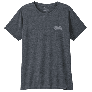 T-shirt a manches courtes Patagonia Cap Cool Daily Graphic Shirt Women Strataspire: Smolder Blue X-Dye