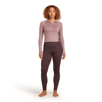 T-shirt a manches longues Icebreaker Merino 260 ZoneKnit™ LS Half Zip Women DAWN/ZINCBLUE/CB
