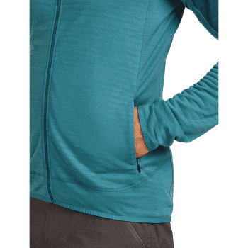 Sweat-shirt Icebreaker Merino Blend 300 RealFleece™ Descender LS Zip Men TOPAZ/ATLANTIS/CB