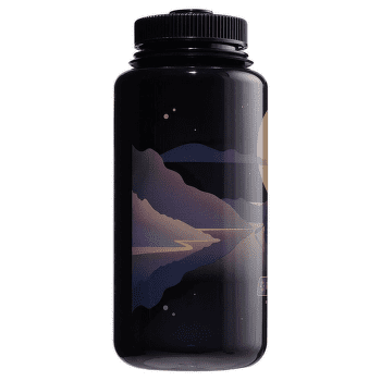 Bouteille Nalgene Wide Mouth 1000 ml Odyssey Grey with Moonset