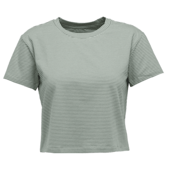 T-shirt a manches courtes Black Diamond BD Stripe SS Tee Women Foam Green-Laurel Green