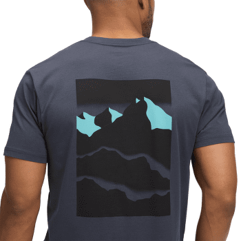 T-shirt a manches courtes Black Diamond Mountainscape SS Tee Men Agave