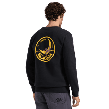 Sweat-shirt La Sportiva CLIMBING ON THE MOON Sweatshirt Men Nero/Giallo
