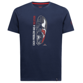 T-shirt a manches courtes La Sportiva SOLUTION T-SHIRT Night Sky/Mountain Red