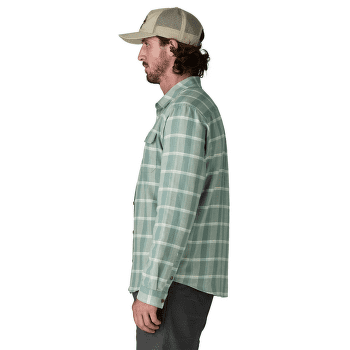 Chemises a manches longues Patagonia Long-Sleeved Cotton in Conversion Lightweight Men Marine Layer: Blue Sage