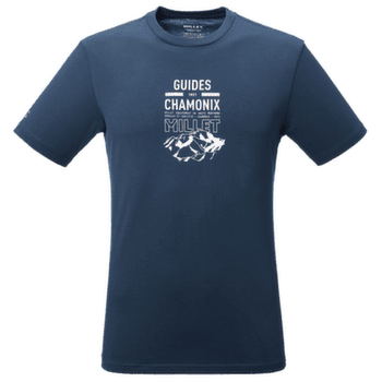 T-shirt a manches courtes Millet CDG Chamonix Logo TS SS Men SAPHIR NEW