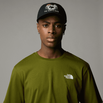 Casquette de baseball The North Face Embroidered Mudder Trucker OF5 SHADY BLUE/BEAR GRAPHIC