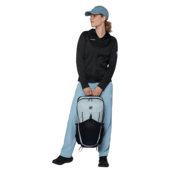 Sweat-shirt Mammut CRAG ML HOODED JACKET WOMEN black 0001