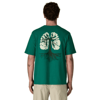 T-shirt a manches courtes Patagonia Run Like Roots Responsibili-Tee Men White