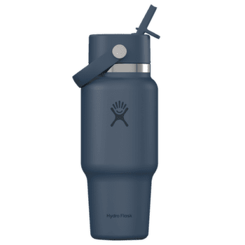 Thermos Hydro Flask 24 OZ WIDE FLEX STRAW TRAVEL BOTTLE Harbor Blue