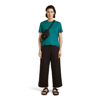 T-shirt a manches courtes Icebreaker Merino 150 Tech Lite SS Crop Tee Women TIDAL TEAL