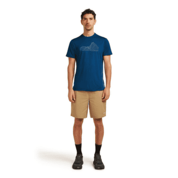 T-shirt a manches courtes Icebreaker Merino Blend 125 Cool-Lite Sphere SS Tee Beta Men BLACK