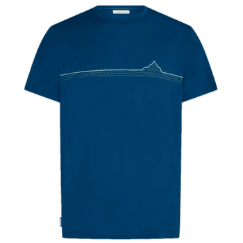 T-shirt a manches courtes Icebreaker Merino 150 Tech Lite SS Tee Range Stripes Men ATLANTIS