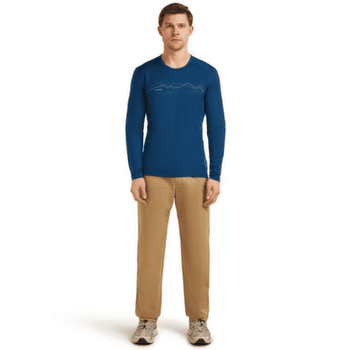 T-shirt a manches longues Icebreaker Merino 200 Oasis LS Crewe Icebreaker Men ATLANTIS
