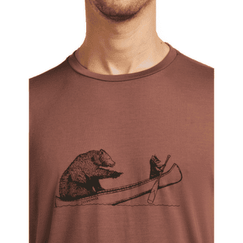 T-shirt a manches courtes Icebreaker Merino Blend Core SS Tee Canoe Companions Men Midnight Navy