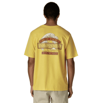 T-shirt a manches courtes Patagonia Great Waves Responsibili-Tee Men White