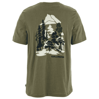 T-shirt a manches courtes Fjällräven SWEDISH FOREST T-SHIRT MEN Laurel Green