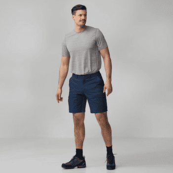 Shorts Fjällräven ABISKO HYBRID TRAIL SHORTS MEN Suede Brown