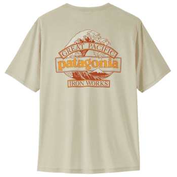 T-shirt a manches courtes Patagonia Cap Cool Daily Shirt - Great Waves Men Dyno White