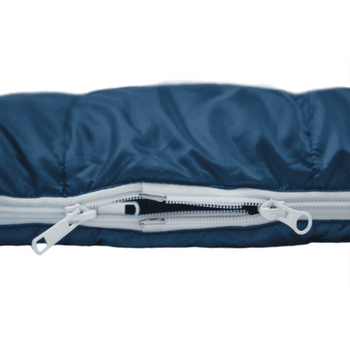 Sac de couchage Grüezi bag DownWool Two in One Comfort 2.0 Rechts Night Blue