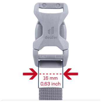 Boucle deuter Buckle 16 HI/TR/AL grey