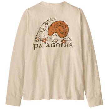 T-shirt a manches longues Patagonia Long-Sleeved Graphic T-Shirt Kids Natures Pace: Undyed Natural
