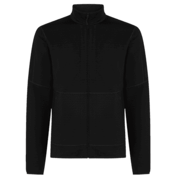 Sweat-shirt Icebreaker Merino 400 RealFleece™ Descender LS Zip Men BLACK