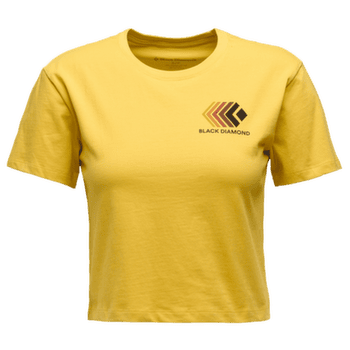 T-shirt a manches courtes Black Diamond Faded Crop SS Tee Women Soft Ochre