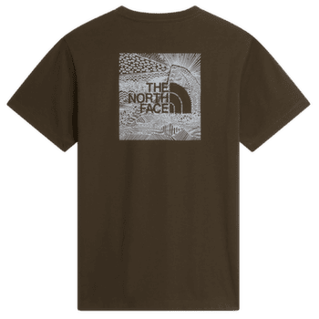 T-shirt a manches courtes The North Face BOX NSE CELEBRATION REGULAR SHORT SLEEVE MEN NEW TAUPE GREEN