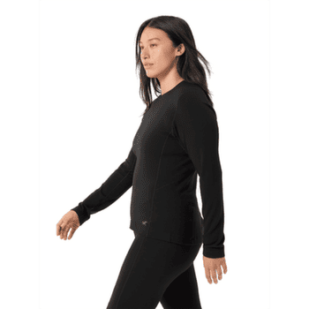 T-shirt a manches longues Arcteryx Satoro Merino Wool Crew Women Black