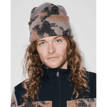 Casquettes Mons Royale Pileup Wool Fleece Beanie Mtn Camo Orange