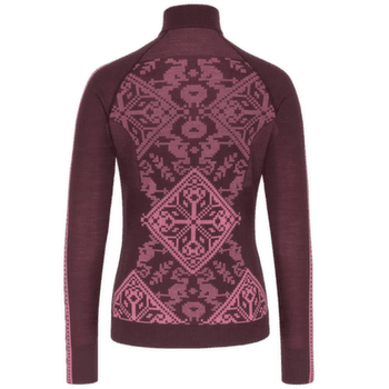 Sweat-shirt Kari Traa Saga HZ COCOA/COCOA POWDER