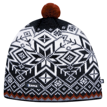 Casquettes Kama AW41 Windstopper Knitted Hat black