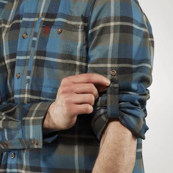 Chemises a manches longues Fjällräven Fjallglim Shirt Men Indigo Blue-Dawn Blue