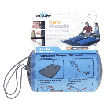 Moustiquaire Sea to Summit Nano Mosquito Net Double Blue-BL