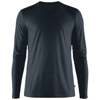 T-shirt a manches longues Fjällräven Abisko Wool LS Men Dark Navy
