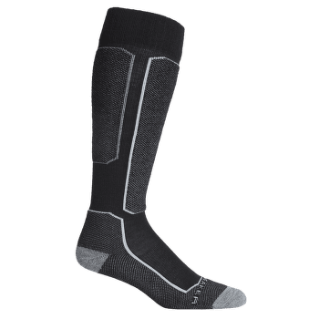 Chaussettes hauteur genou Icebreaker Ski+ Light OTC Men Black