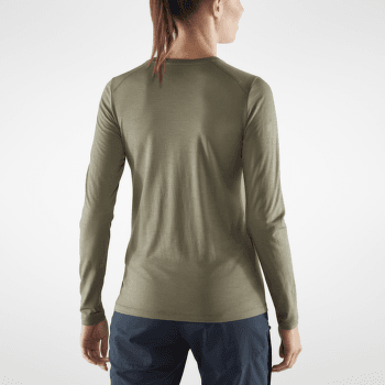 T-shirt a manches longues Fjällräven Abisko Wool LS Women Dark Navy