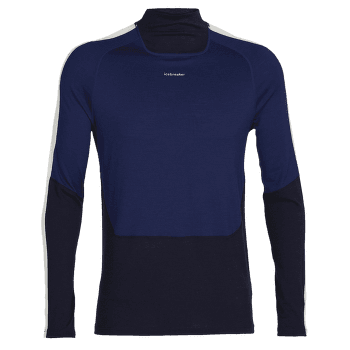 T-shirt a manches longues Icebreaker Sonebula LS High Neck 200 Men MID NVY/ROYAL NVY/SNOW/CB