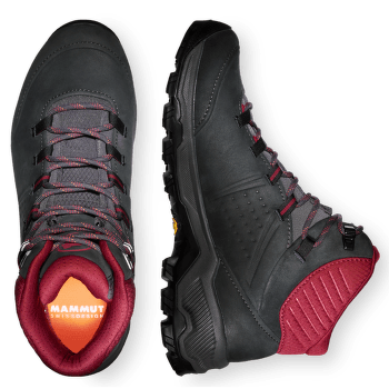 Chaussures Mammut Nova IV Mid GTX® Women black-blood red