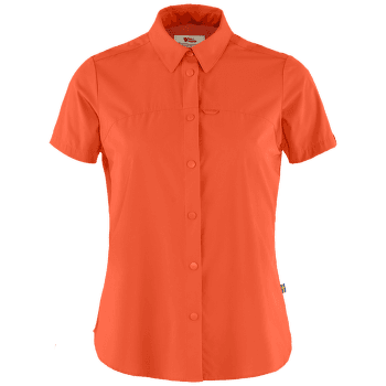 Chemises a manches courtes Fjällräven High Coast Lite Shirt SS Women Rowan Red