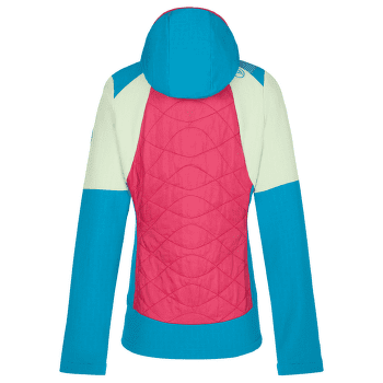 Veste La Sportiva KAP HYBRID HOODY Women Cerise/Crystal