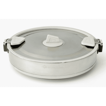 Casserole Sea to Summit Detour Stainless Steel Collapsible Pot - 5L Moonstruck Grey