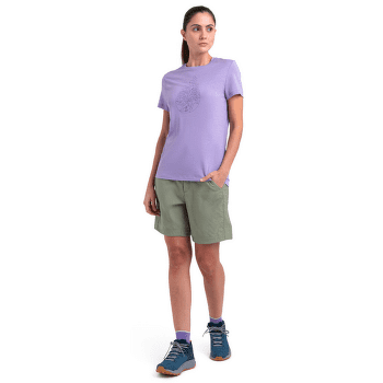 T-shirt a manches courtes Icebreaker Merino 150 Tech Lite III SS Tee Hike Path Women BLACK