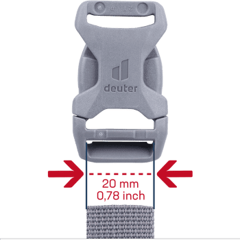 Boucle deuter Buckle 20 HI/TR/AL Black
