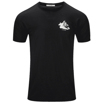 T-shirt a manches courtes Aclima LightWool Tee Mountain Men Jet Black