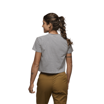 T-shirt a manches courtes Black Diamond BD Stripe SS Tee Women White Oak-Off White