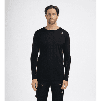 T-shirt a manches longues Aclima LightWool Sports Shirt Men Jet Black