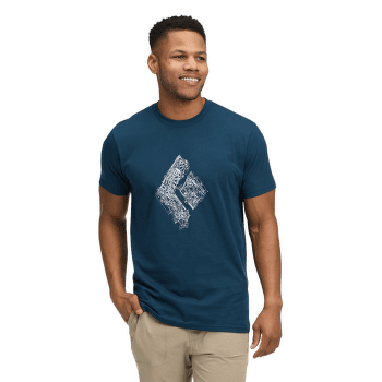 T-shirt a manches courtes Black Diamond Engineered Diamond SS Tee Men Black