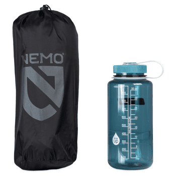 Oreiller Nemo Equipment Fillo King Black Pearl/Birch Bud